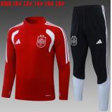 Chándal España 2026 (Media cremallera roja) - NIÑOS